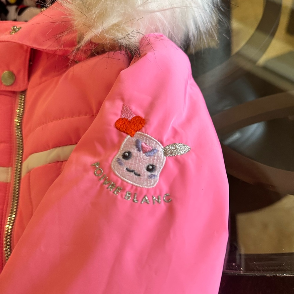 French Ski Jacket Poivre Blanc Harriett for Girls, 5 Years excellent condition - Picture 12 of 16